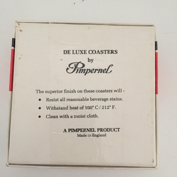 Pimpernel Spode Christmas Tree Holiday Coasters Acrylic Cork Square Box of 6 - Picture 11 of 11